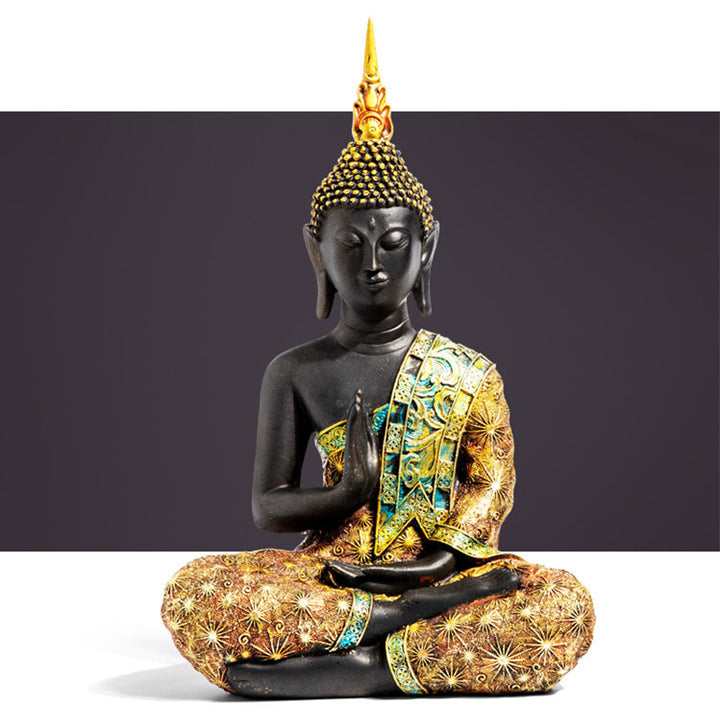 Buddha Stones Tibetaanse Boeddha FengShui-decoratie - 11*16*5,8 cm - image 0