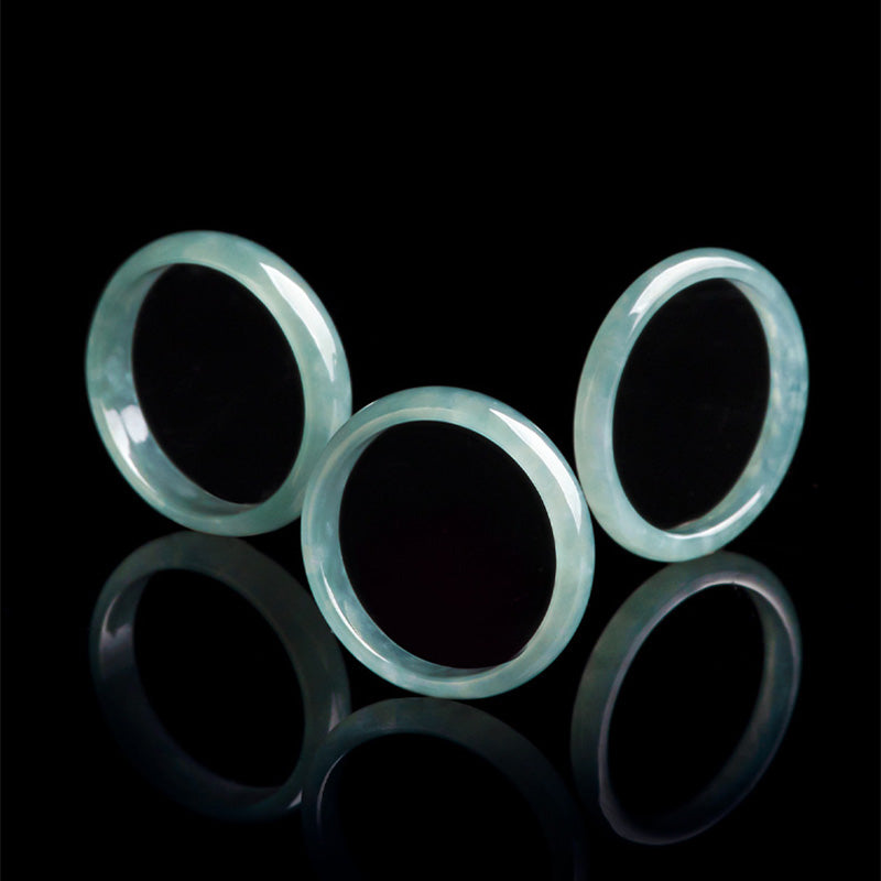 Buddha Stones Natuurlijke jade Ring voor voorspoed en bescherming. - image 5