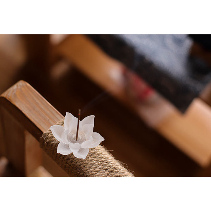 Buddha Stones Mini Lotus Liuli Kristal Genezing Meditatie Wierook - image 23