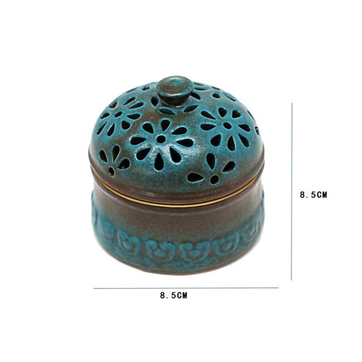 Buddha Stones Mini hol keramisch Wierook voor spirituele meditatie - image 8