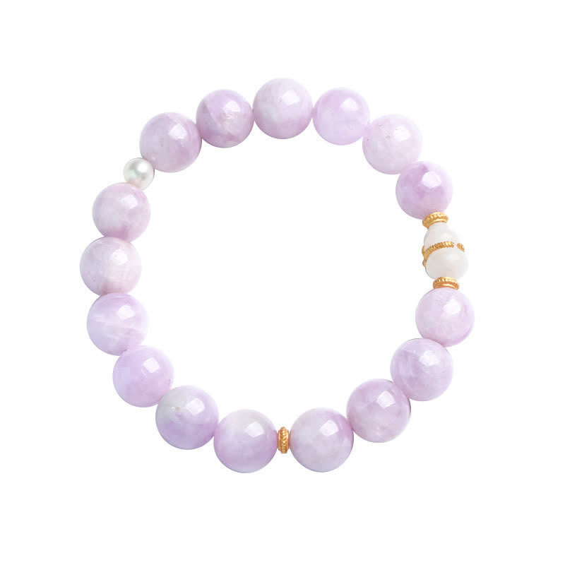 Buddha Stones Kunziet Hetian Witte Jade Kalebas Armband voor Liefde en Spirituele Groei - image 5