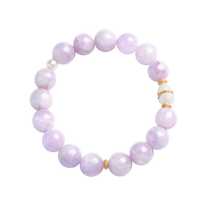 Buddha Stones Kunziet Hetian Witte Jade Kalebas Armband voor Liefde en Spirituele Groei - image 5