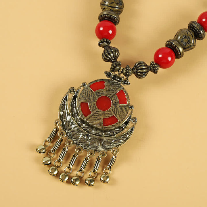 Tibetaanse retro kralen kwastje haarversiering haaraccessoires - image 4