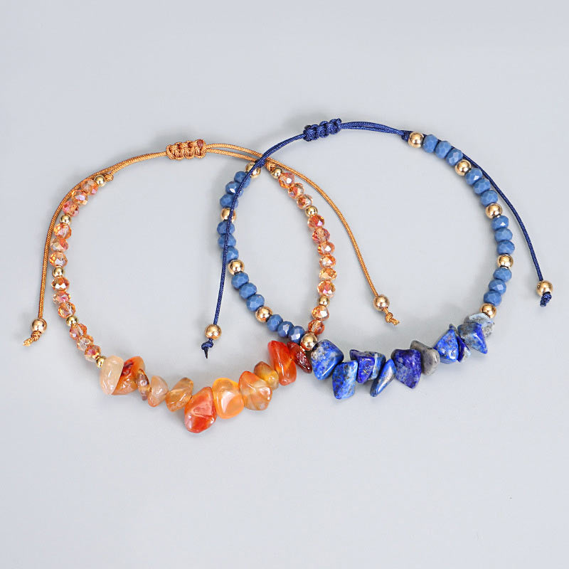 Buddha Stones Amethist Zuiverende Gebreide Armband - image 10