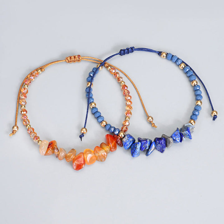 Buddha Stones Amethist Zuiverende Gebreide Armband - image 10