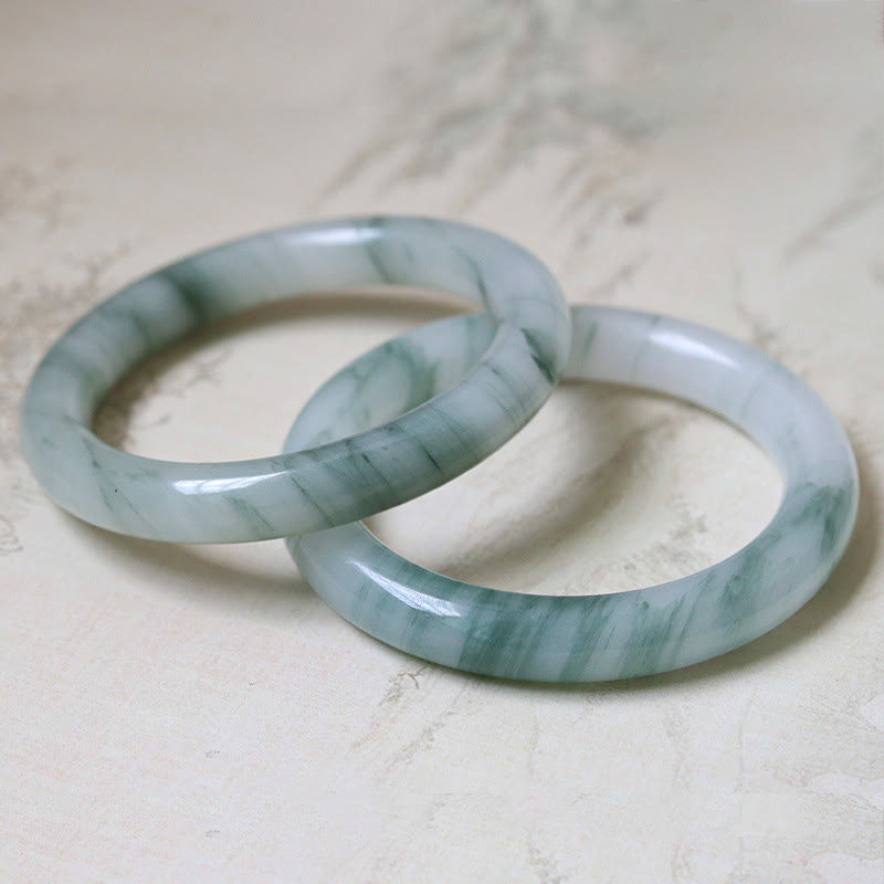 Buddha Stones Natuurlijke jade geluks- en Bangle - image 1