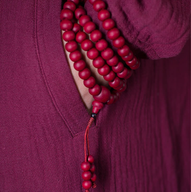 Buddha Stones 108 Mala kralen, natuurlijke Abelia Biflora houten Armband - image 3