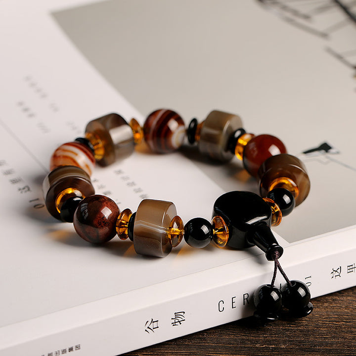 Armband van natuurlijke sardonyx - image 3