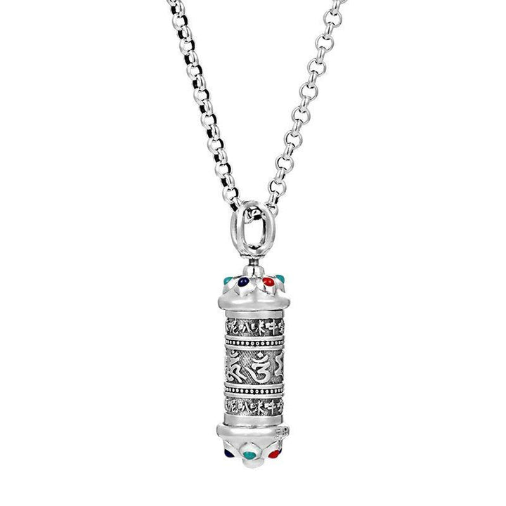 Buddha Stones Tibetaanse Om Mani Padme Hum Focus Ketting hanger - image 4