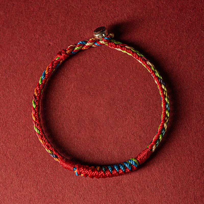 Buddha Stones Handgemaakte Armband van vijfkleurig draad - image 3