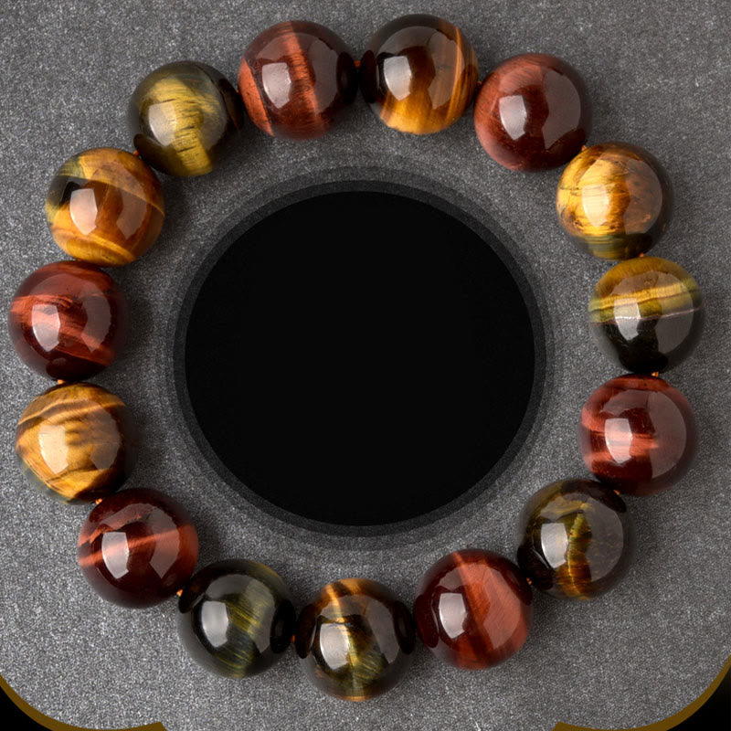 Buddha Stones Natuurlijke tijgeroog Armband voor positieve bescherming - image 3