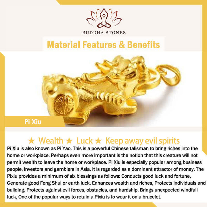 Buddha Stones PiXiu Garnet Koperen Munt Ketting Hanger - image 8