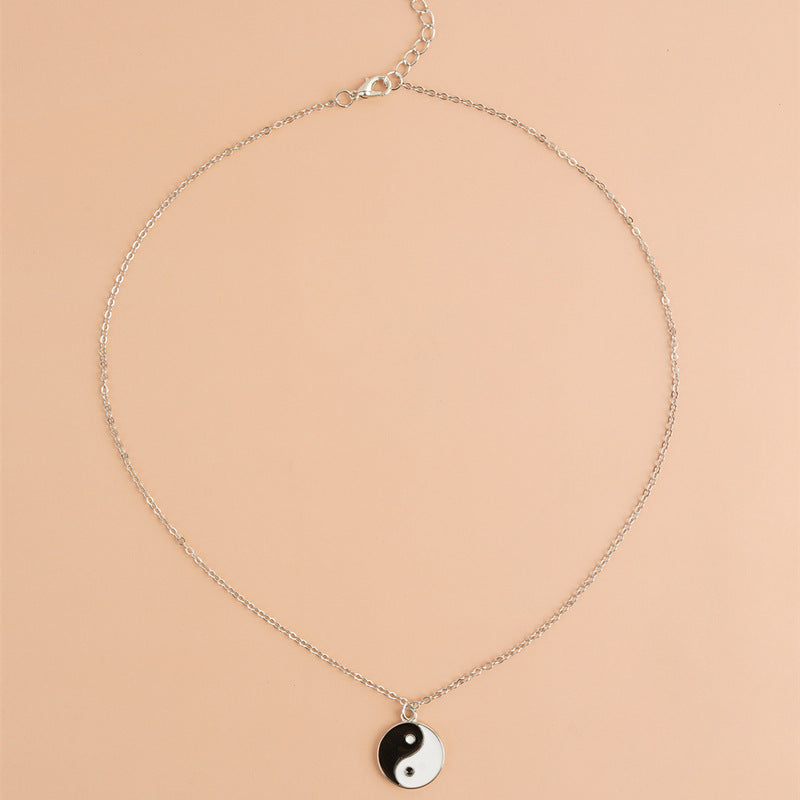 Buddha Stones 2 stuks Yin Yang Harmonie Balans Ketting - image 2