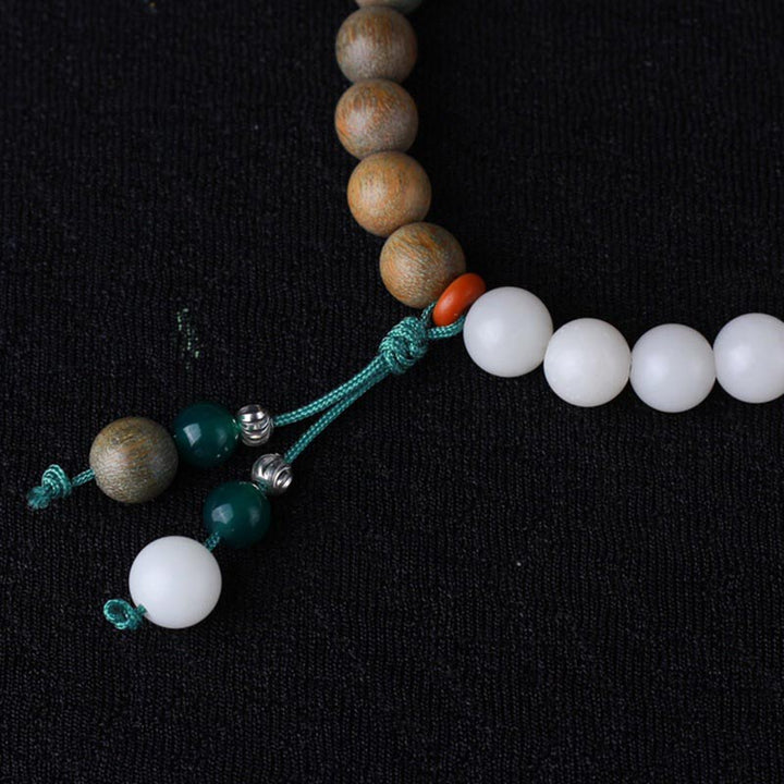 Groene sandelhout Bodhizaad Wake Up Luck Armband - image 4