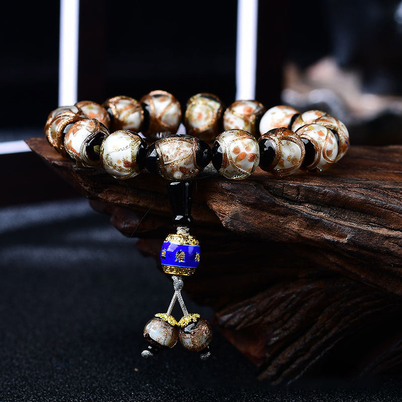 Tibetaanse Armband met drakenaderagaat voor helende doeleinden - image 18