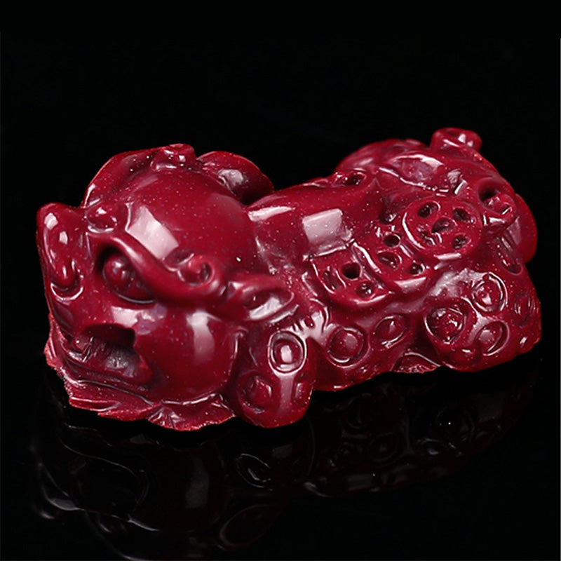 Buddha Stones Tibetaanse Cinnabar PiXiu Calm Armband - image 4