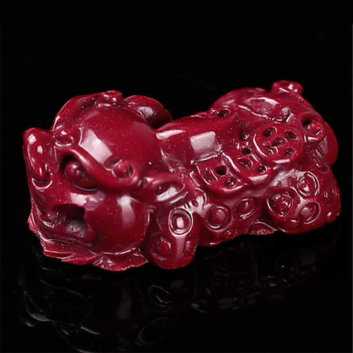 Buddha Stones Tibetaanse Cinnabar PiXiu Calm Armband - image 4