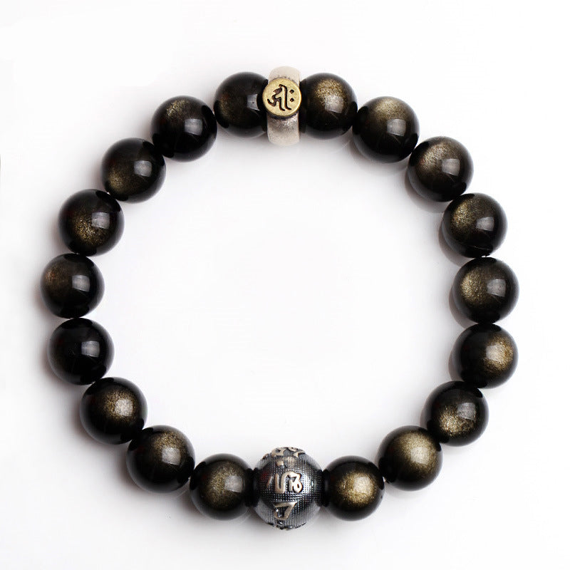 Buddha Stones Chinese dierenriem geboorte Boeddha Obsidiaan Armband - image 7