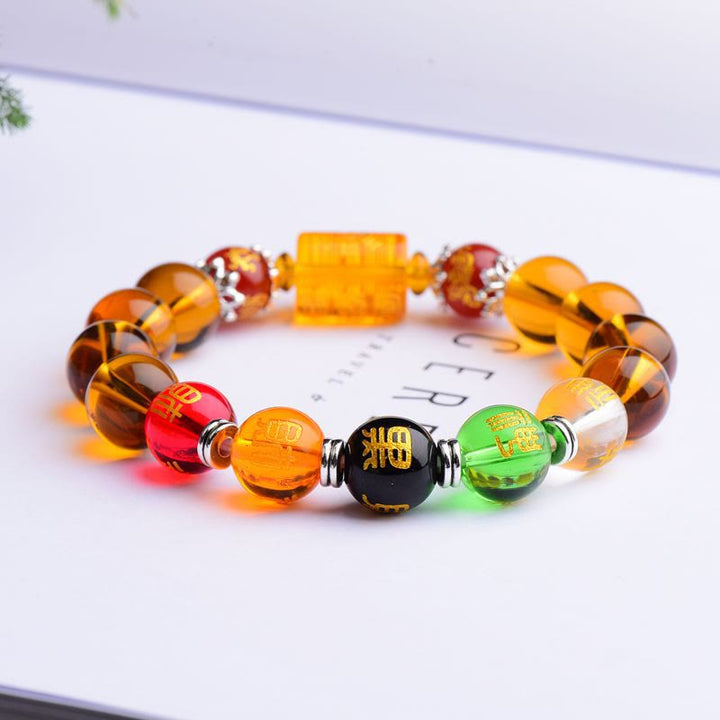 Buddha Stones Armband met natuurlijke citrien - image 2