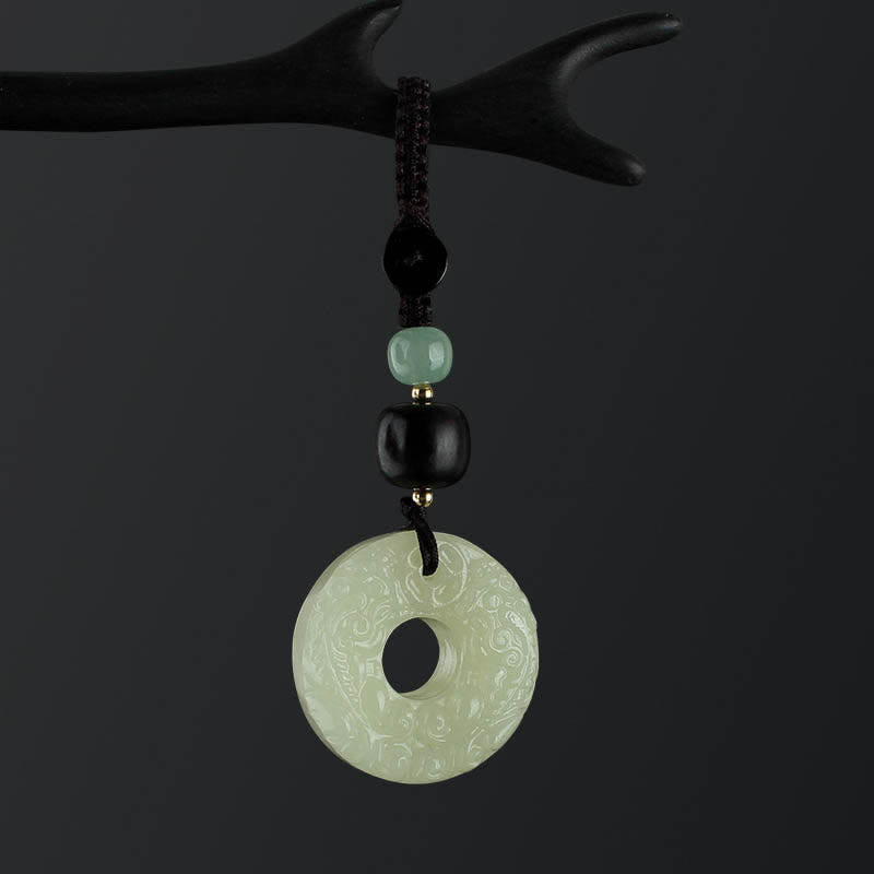 Buddha Stones PiXiu Jade Vredesgesp Sleutelhanger voor Overvloed en Rijkdom - image 7