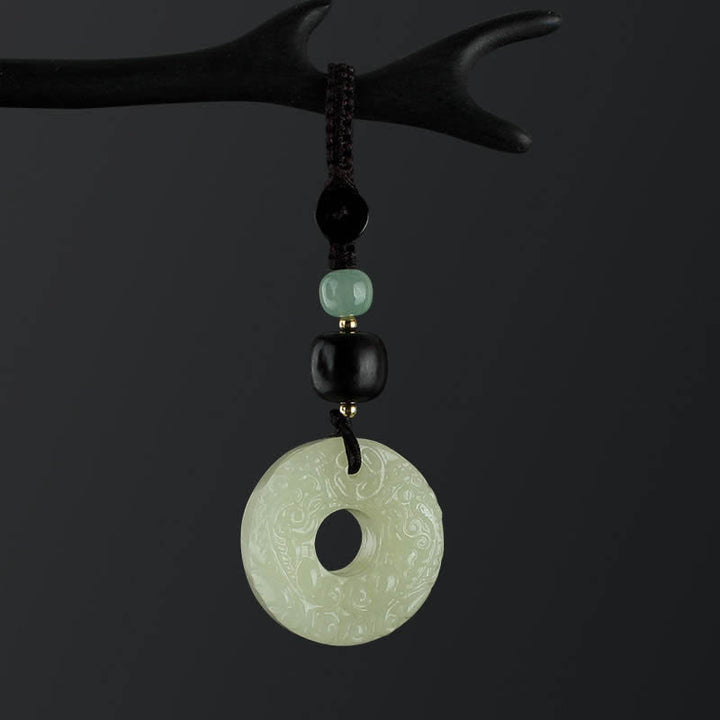 Buddha Stones PiXiu Jade Vredesgesp Sleutelhanger voor Overvloed en Rijkdom - image 7