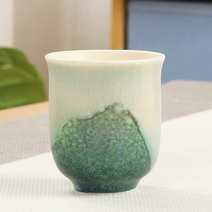 Buddha Stones Creatieve groene keramische theekopjes met Kung Fu-thema - 6,5*7,3 cm*130 ml - image 6