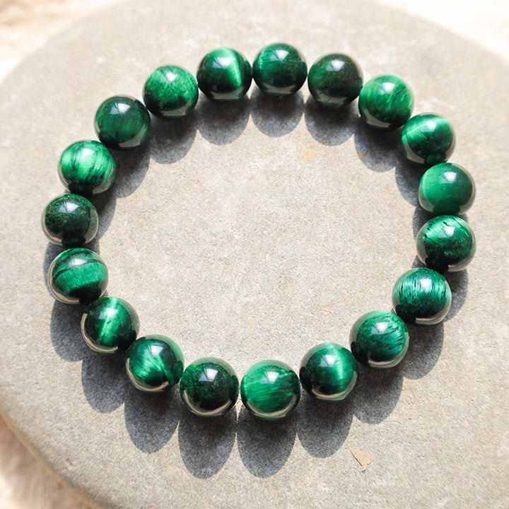 Buddha Stones Armband met tijgeroog-energie voor groei en genezing. - Tijgeroog - 10mm - image 8