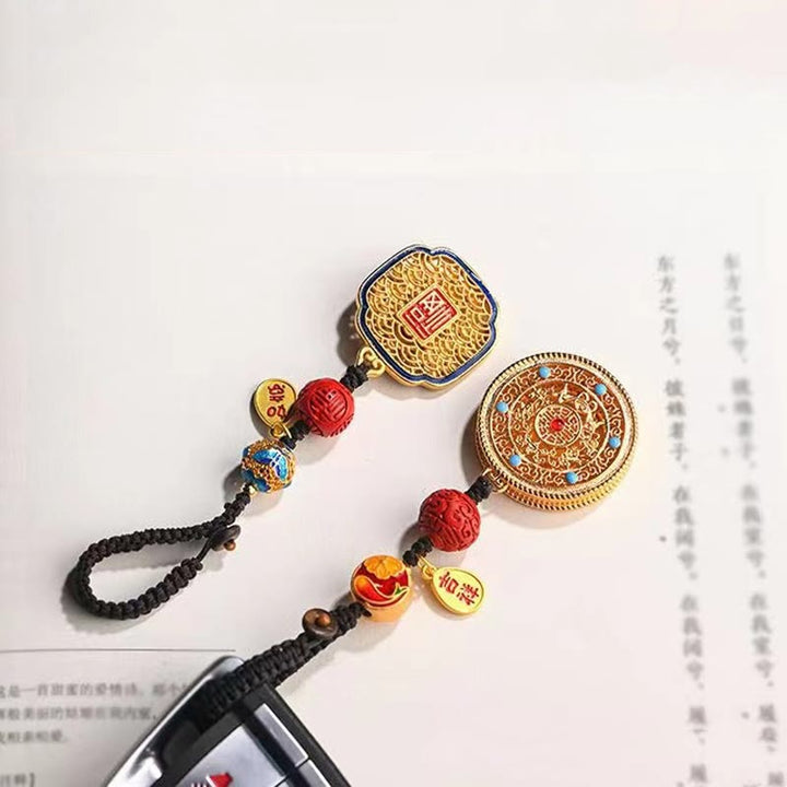 Buddha Stones Fu Karakter Zegen Ruyi Charm Sleutelhanger - image 18