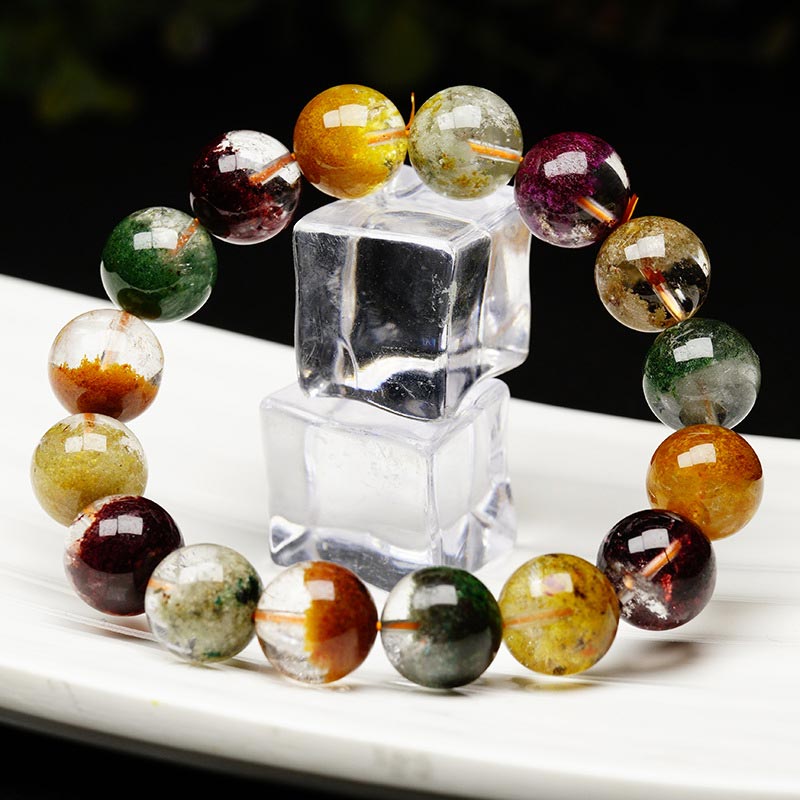 Buddha Stones Natuurlijke Armband met diverse edelstenen en kristallen - image 1