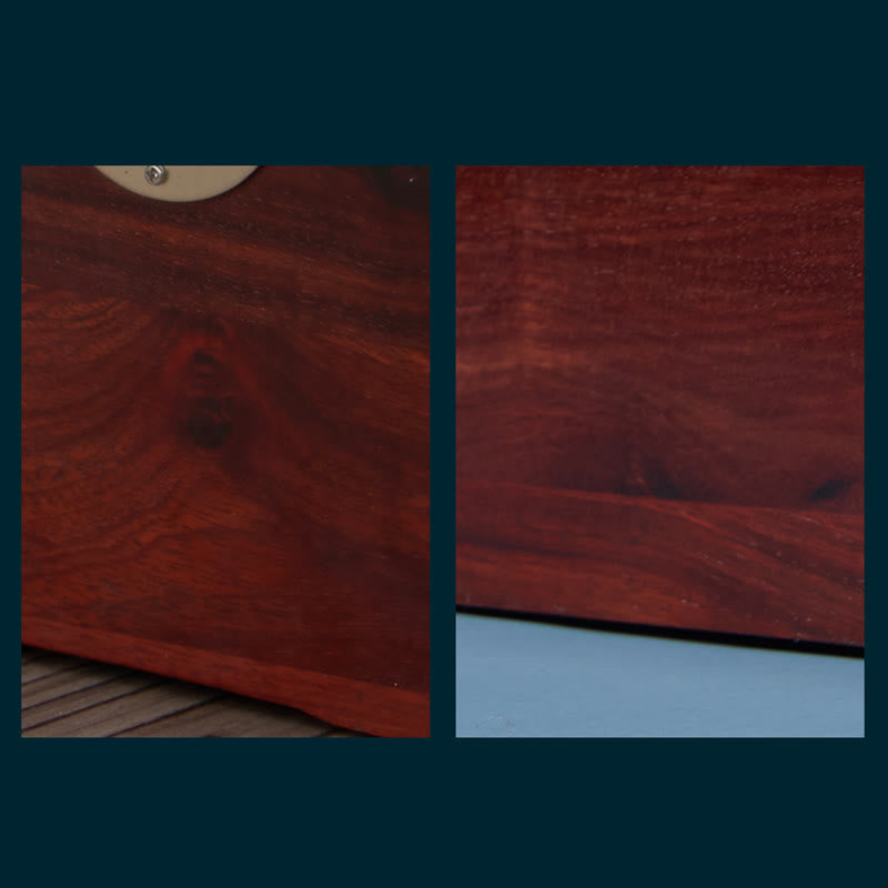 Vintage handgemaakte Sieraden opbergdoos van zwart walnoothout, houten geschenkdoos - image 19