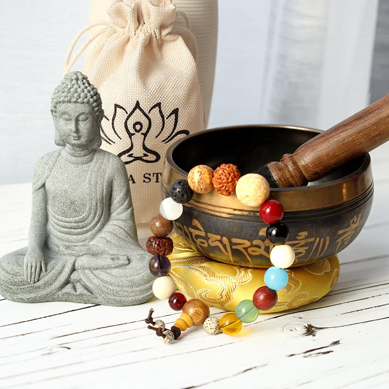 Boeddhasteen Tibetaanse meditatie vredesgeschenkenpakket - image 1