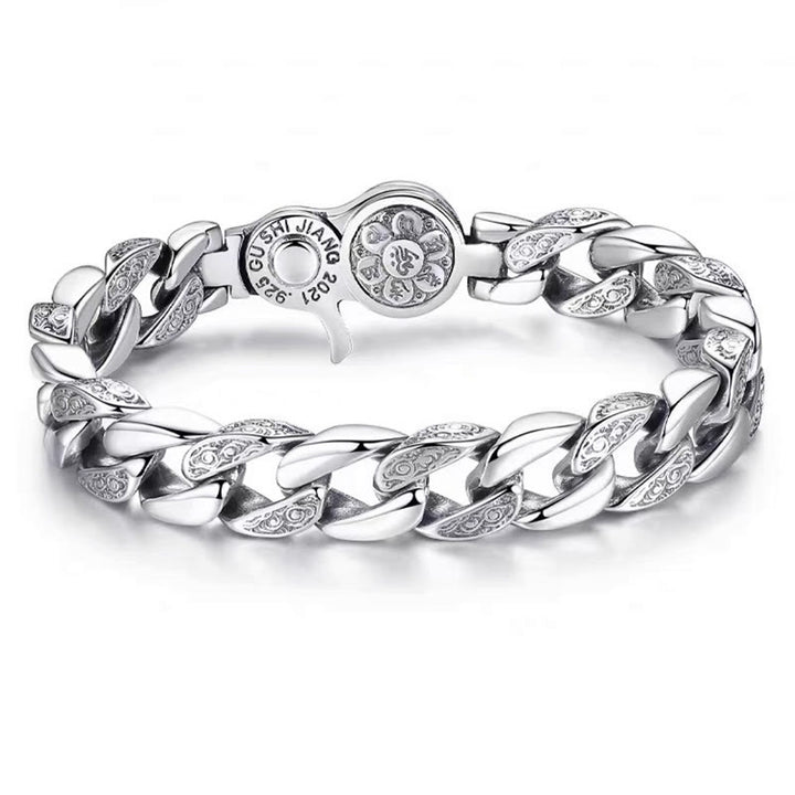 Buddha Stones Tibet Om Mani Padme Hum dubbele Dorje Vajra creativiteit Armband - image 4