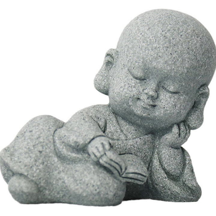 Buddha Stones Meditatie, gebed, monnik, Boeddhabeeld, sereniteit, huisdecoratie - image 3