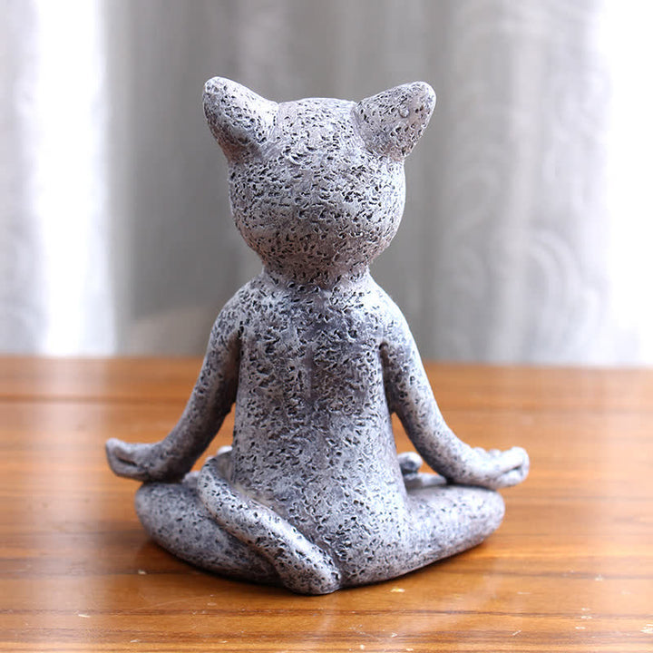 Buddha Stones Mediterende Zen Hond Kat Kikker Decoratie - image 8