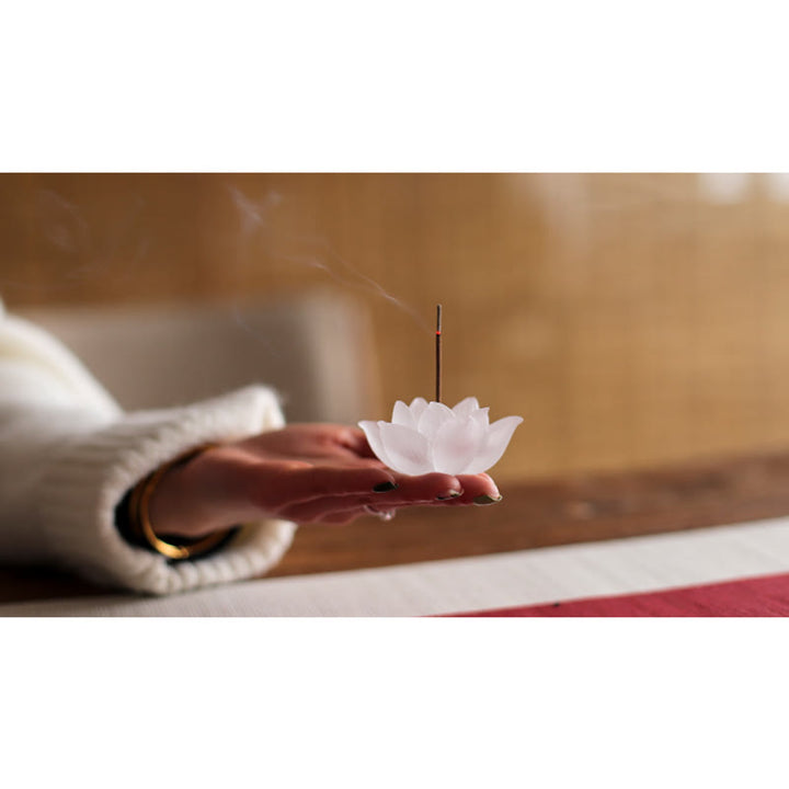 Buddha Stones Mini Lotus Liuli Kristal Genezing Meditatie Wierook - image 25