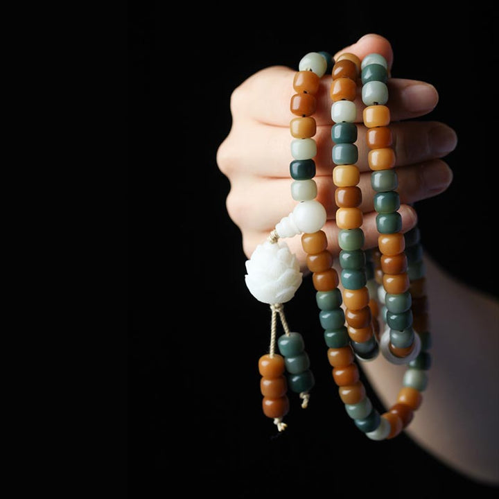 Buddha Stones Bodhi Lotus Mala Harmonie Ketting Armband - image 1
