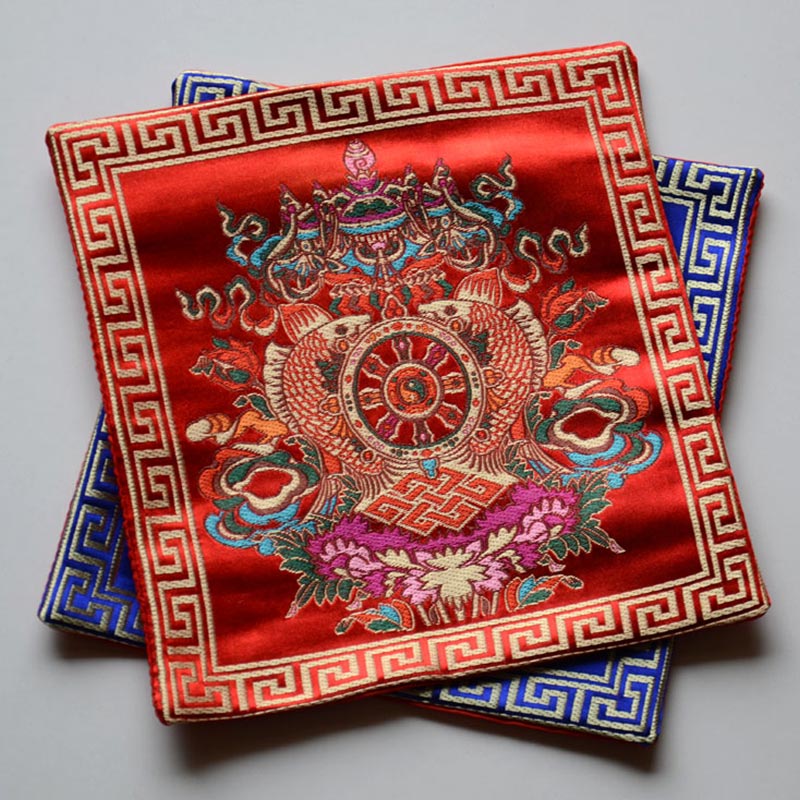 Buddha Stones Gebedsaltaarmat, genezingsmeditatie, Vajra, gunstige symbolen - image 1