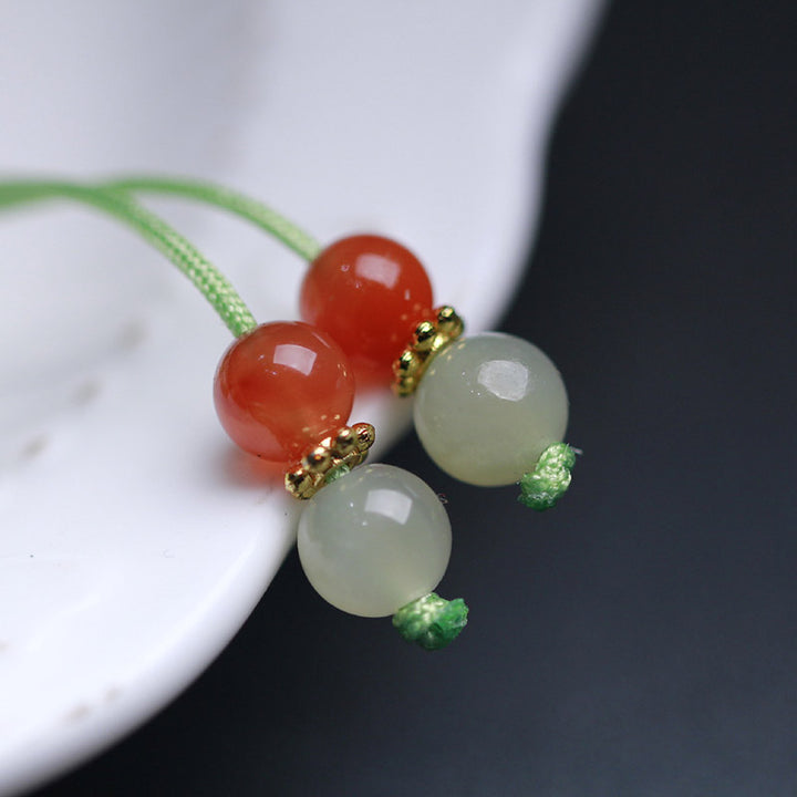 Buddha Stones Armband van 925 sterling zilver met jade, geluksbloem en vlinder. - image 15