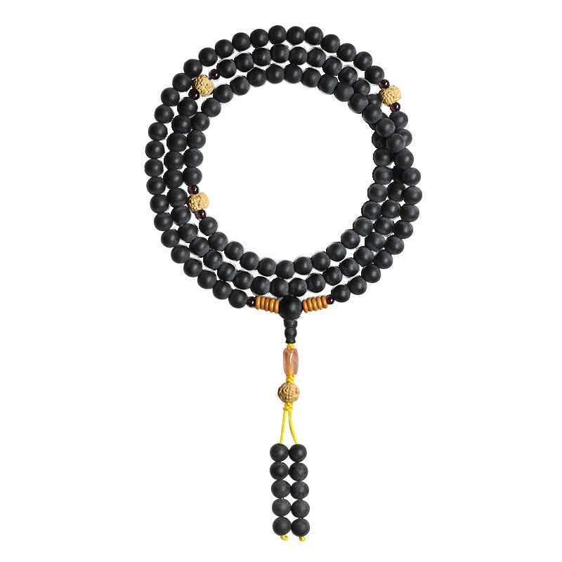 Buddha Stones Tibetaanse Mala Cypress Bodhi Zaad Rode Agaat Genezende Armband - image 11