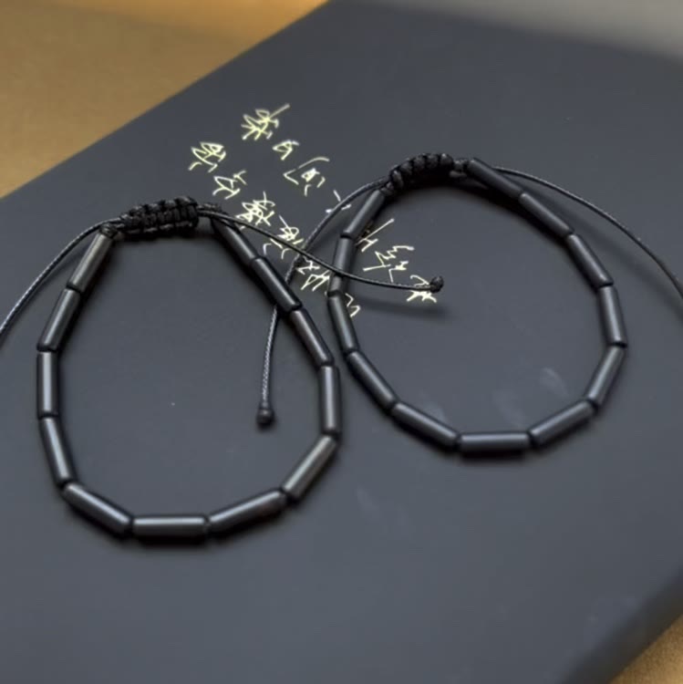 Buddha Stones Beschermende Armband met zwarte onyx kralen - image 2
