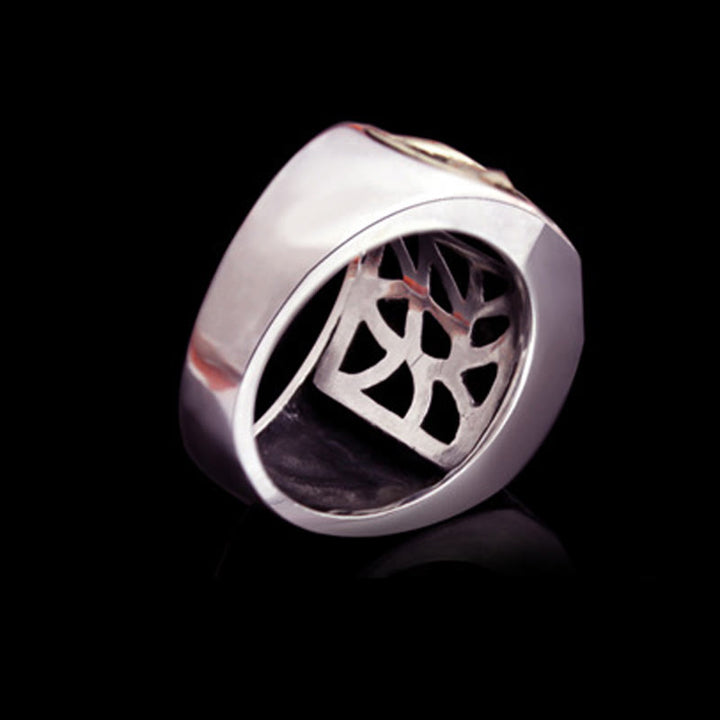 Buddha Stones Verstelbare Ring van 925 sterling zilver met gegraveerd Sanskriet-motief ter bescherming. - image 17