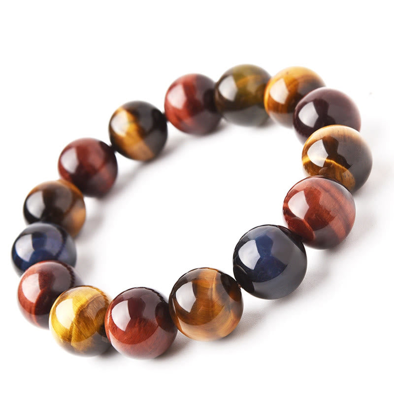 Buddha Stones Natuurlijke tijgeroog Armband voor positieve bescherming - image 0