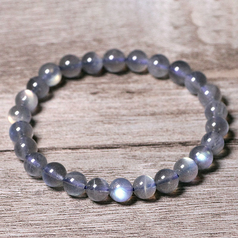 Buddha Stones Natuurlijke maansteen Armband voor rust en positiviteit - 7mm - image 6