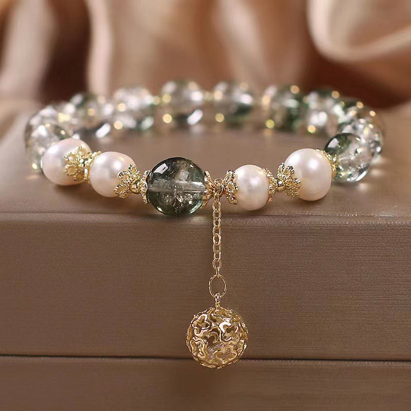 Buddha Stones Groene Phantom Parel Zelfacceptatie Armband - Groene Fantoom - image 0