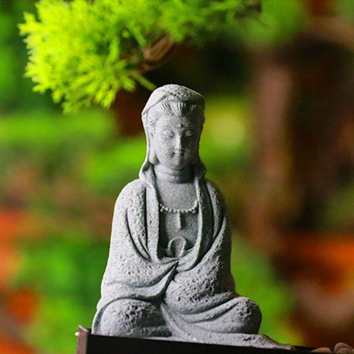 Buddha Stones Avalokitesvara-beeldje als zegen voor huisdecoratie - image 9
