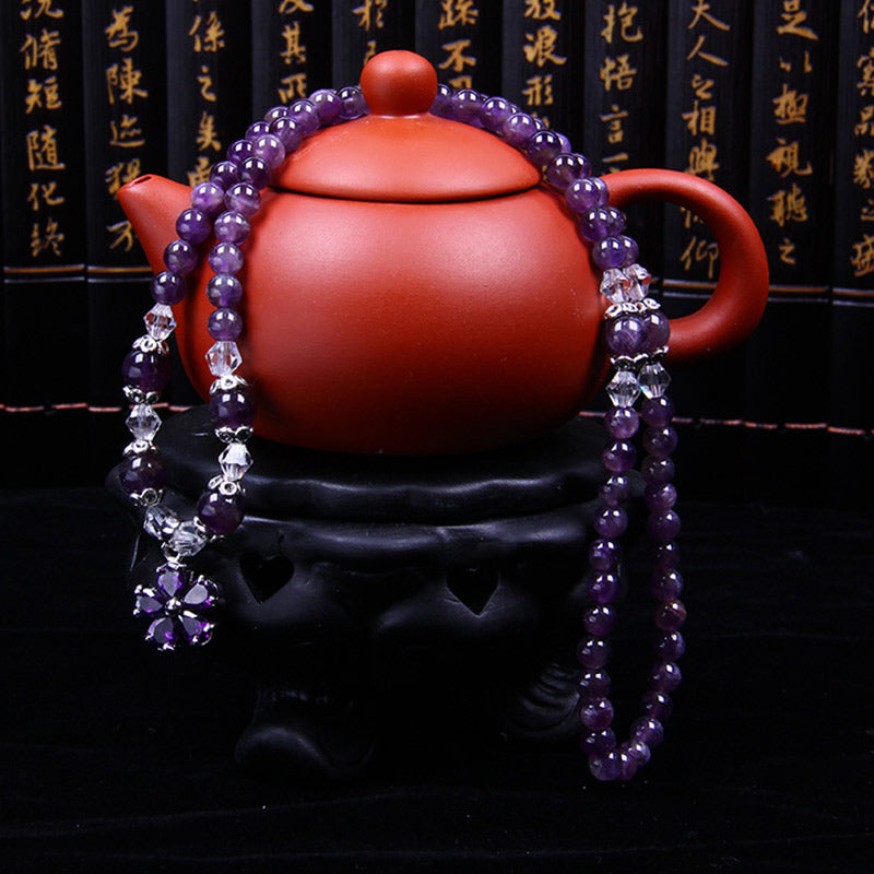 Buddha Stones Tibetaanse amethist Armband - image 2