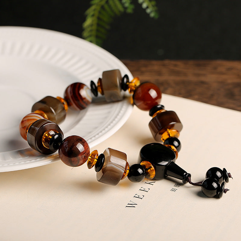 Armband van natuurlijke sardonyx - image 2