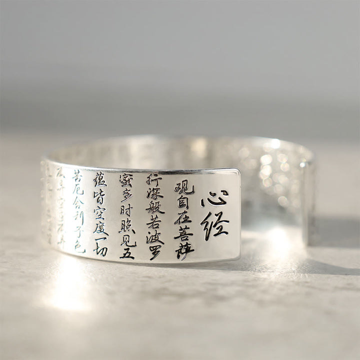 Buddha Stones Tibetaanse lotus Armband van wit koper - image 4