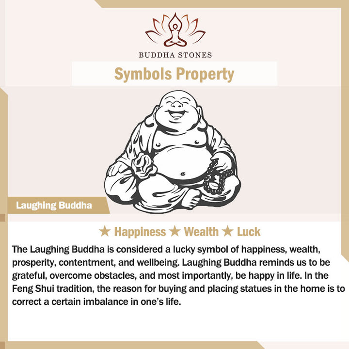 Buddha Stones Lachende Boeddha hanger van natuurlijke jade en titanium stalen Ketting - image 9