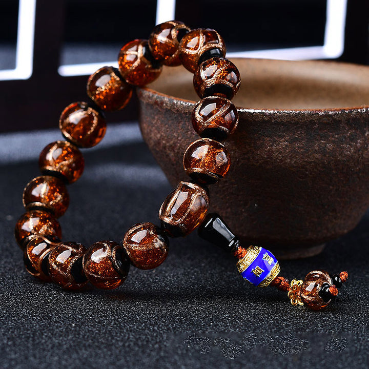 Tibetaanse Armband met drakenaderagaat voor helende doeleinden - image 8